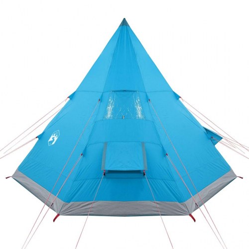 4-personers tipi-campingtelt - vandafvisende, blå