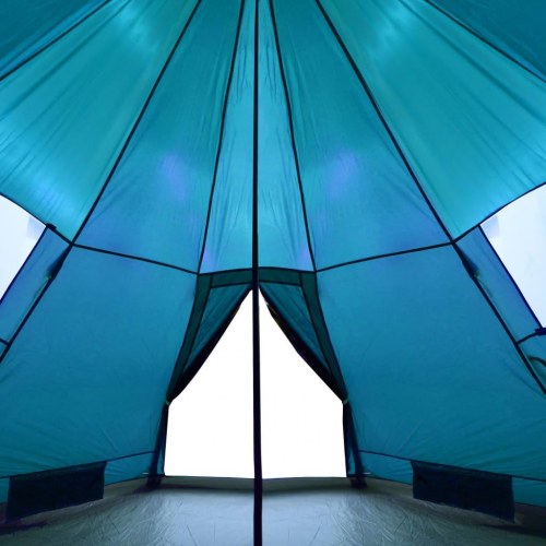 4-personers tipi-campingtelt - vandafvisende, blå