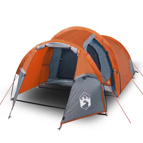 2-personers tunneltelt - vandafvisende campingtelt, orange