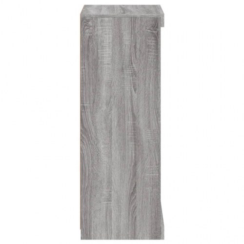 Skænk med LED-lys 41 × 37 × 100 cm - grå sonoma-eg