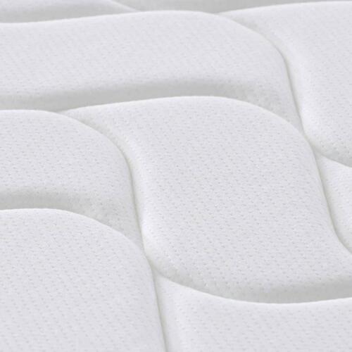 Springmadras m. pocket-fjedre medium fasthed 200x200 cm