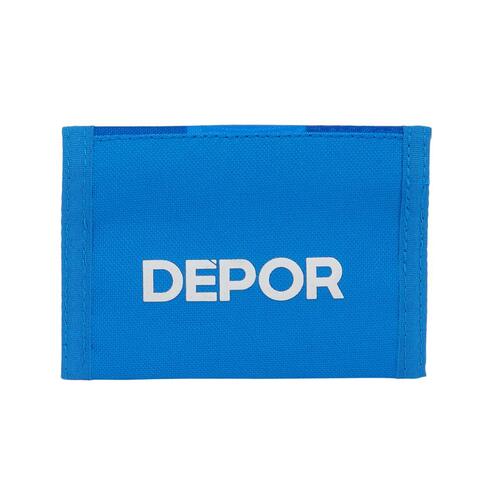 R. C. Deportivo de La Coruña pung - blå, 12,5 × 9,5 × 1 cm