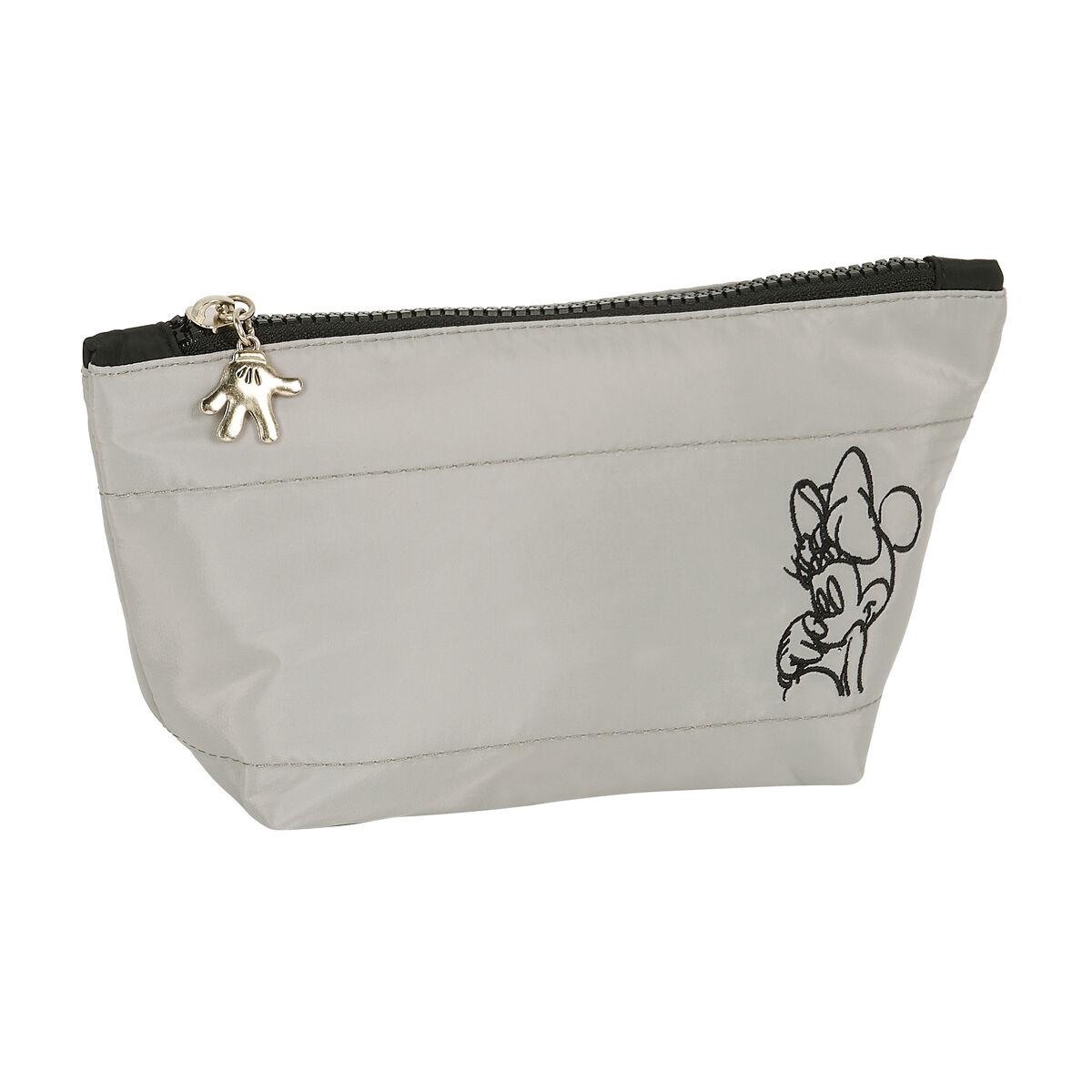 Skoletoilettaske Minnie Mouse Teen Sand Lysegrå 23 X 12 X 8 Cm