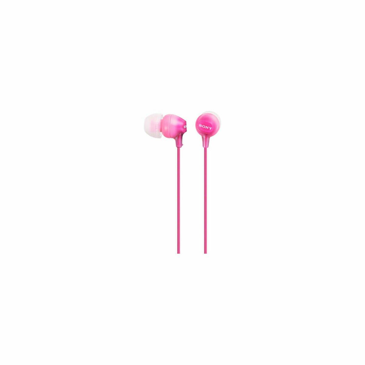 Sony in-ear høretelefoner med mikrofon MDREX15LP Pink