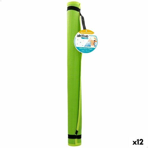Beach mat Aktive 180 x 75 cm PVC (12 enheder)