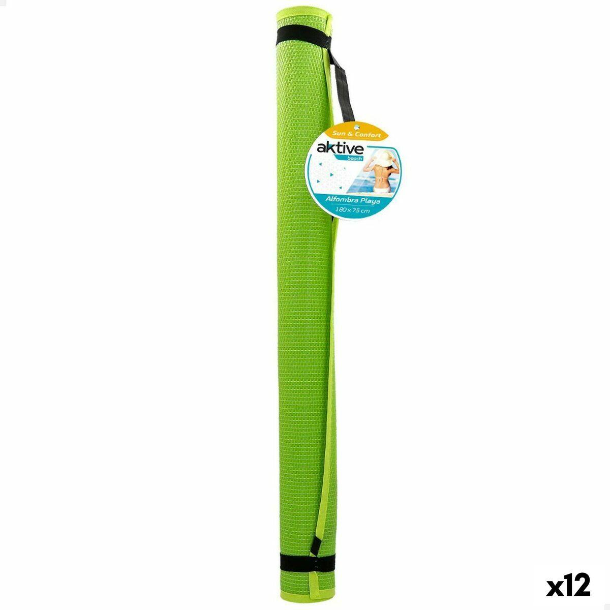 Beach mat Aktive 180 x 75 cm PVC (12 enheder)