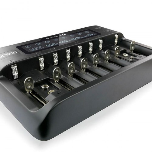 EverActive UC-800 bærbar oplader - sort, LED-display