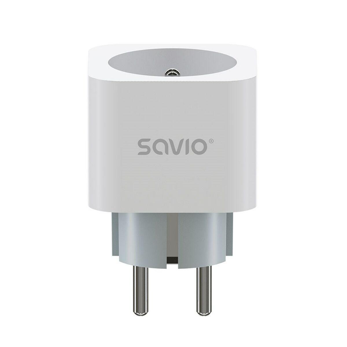 Savio Smart-stik AS-01 Wi‑Fi, hvid