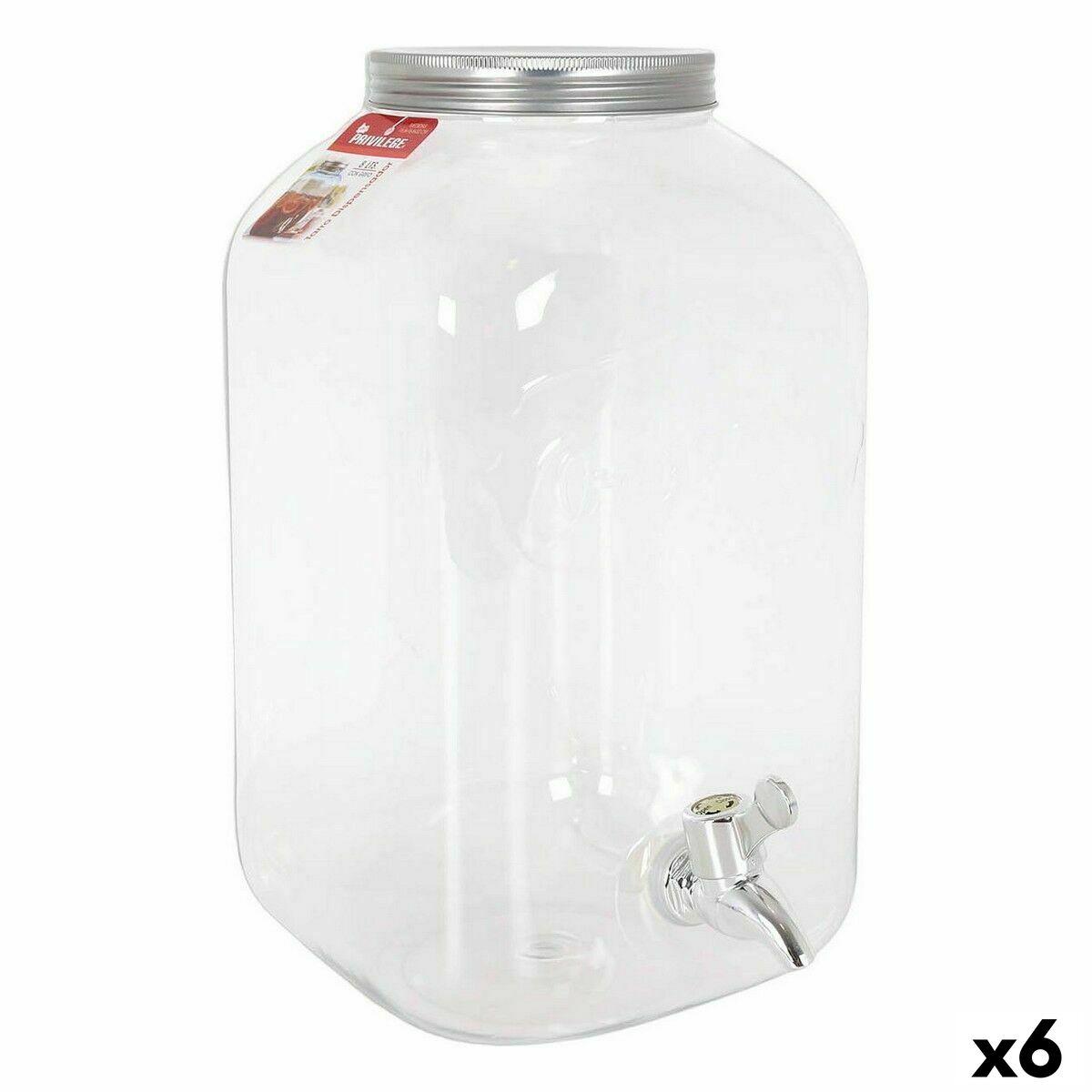 Privilege drikkedispenser med hane - 8 l (pakke med 6)
