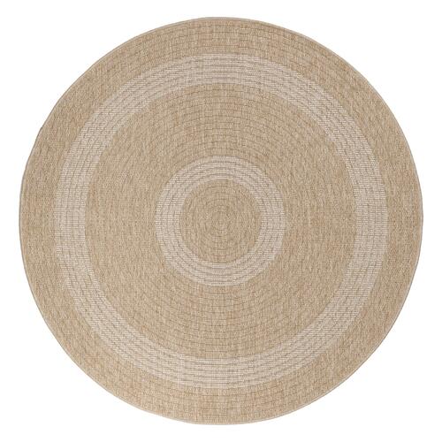 Comilla Rund Udendørs tæppe Vintage - Beige
