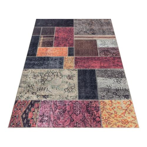 Fiesta Vaskbart Tæppeløber Patchwork - Multi