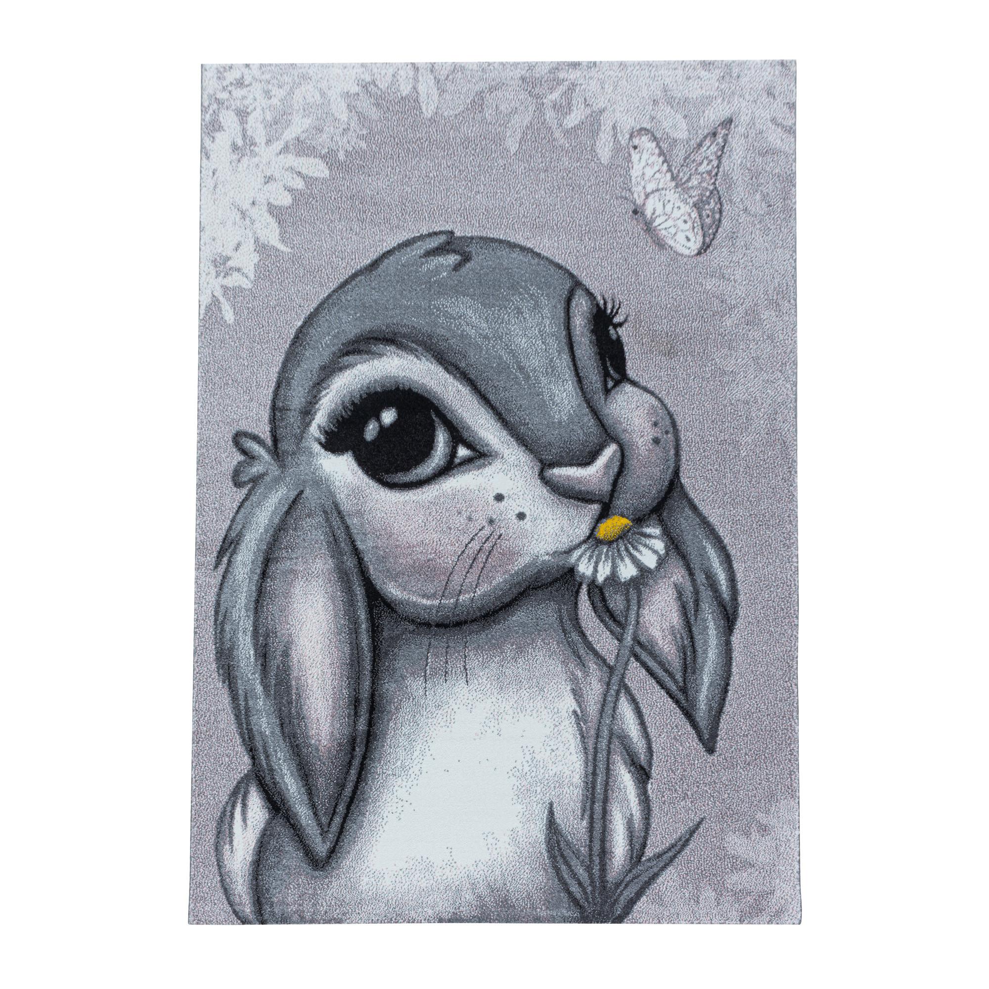 Funny Børnetæppe Kanin - Pink - 160x230