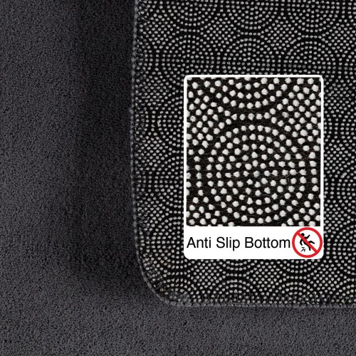 Sky Kortluvet tæppe Ensfarvet - Grå