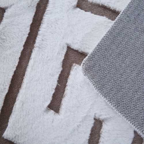 Vision Kortluvet Tæppeløber Skandinavisk - Beige