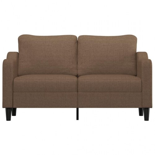 2-personers sofa i stof - brun, sædebredde 140 cm