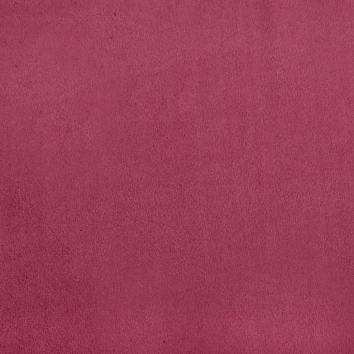 3-personers sofa i velour med pyntepuder - vinrød, 198 cm