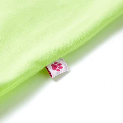 T-shirt til børn str. 116 - neongul med SUNKISSED