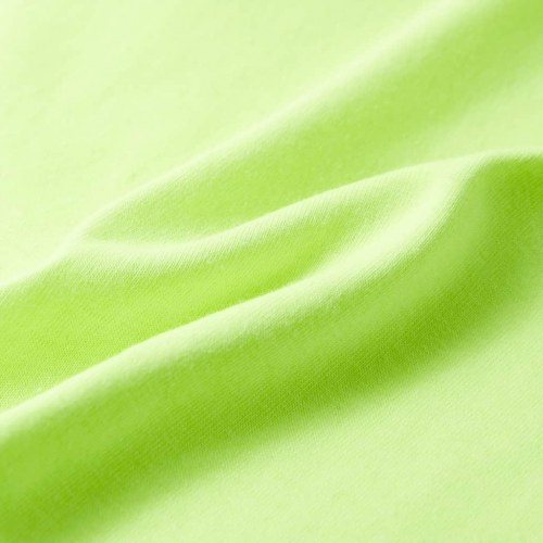 T-shirt til børn str. 116 - neongul med SUNKISSED