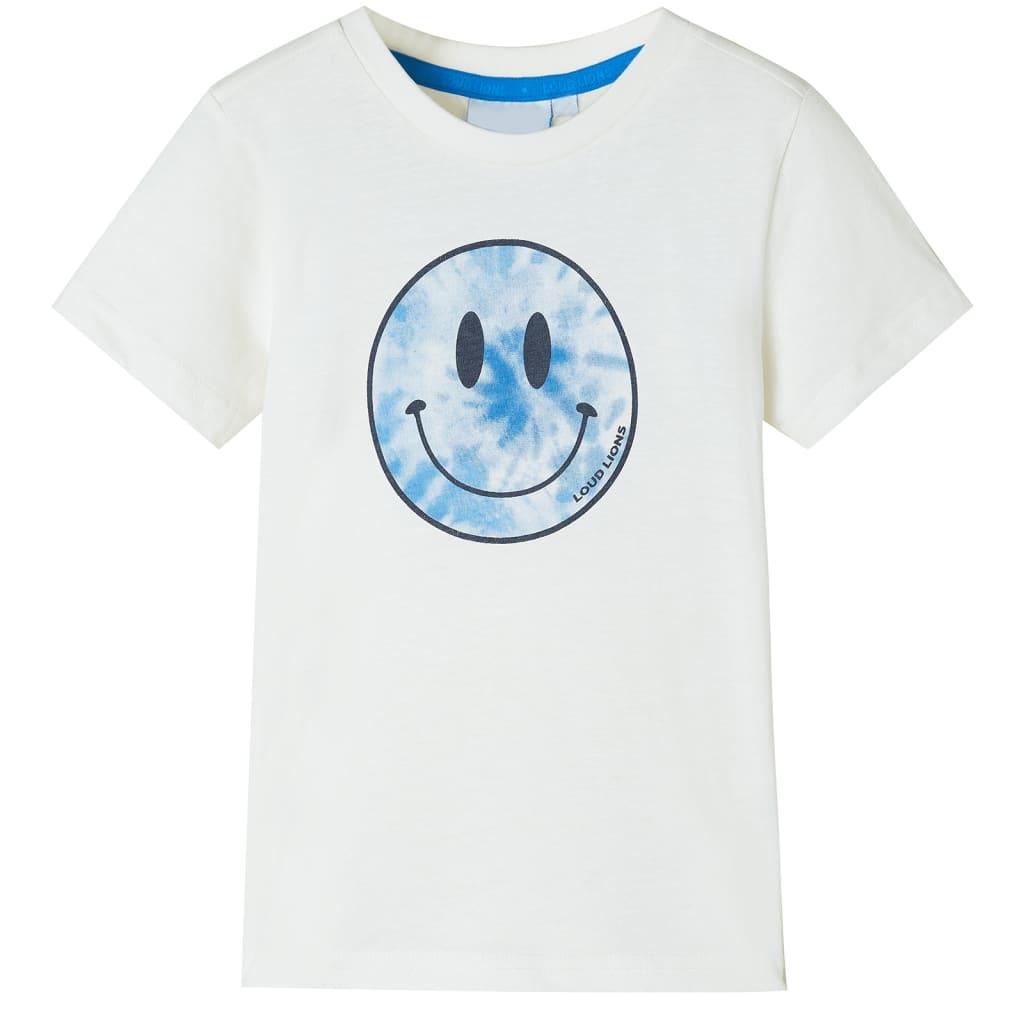 T-shirt til børn str. 104 ecrufarvet