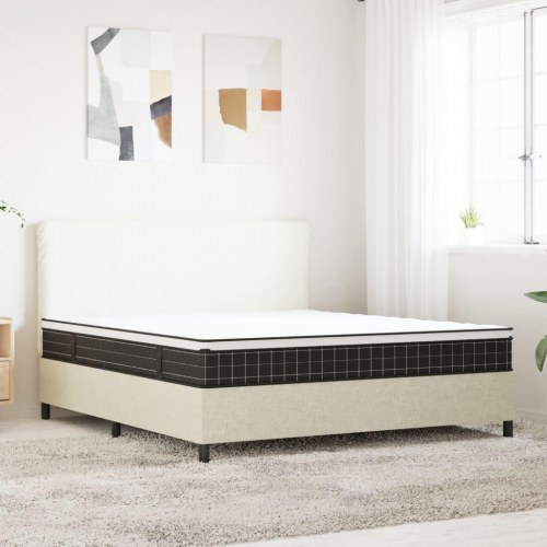 Springmadras med bonellfjedre 200x200 cm medium kingsize
