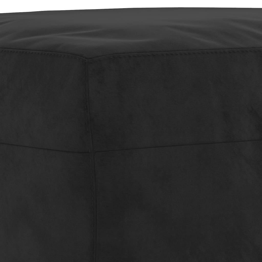 3 personers sofa velour sort