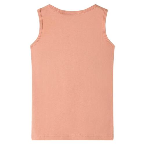 Tanktop til børn str. 116 lys orange