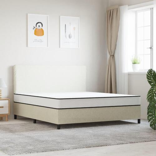 Springmadras med bonellfjedre 200x200 cm medium kingsize