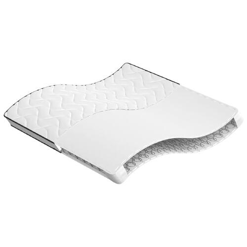 Springmadras med bonellfjedre 200x200 cm medium kingsize