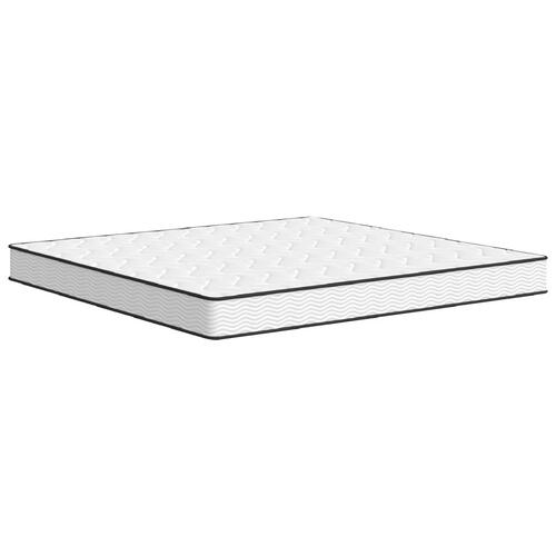 Springmadras med bonellfjedre 200x200 cm medium kingsize