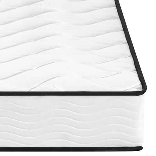 Springmadras med bonellfjedre 200x200 cm medium kingsize