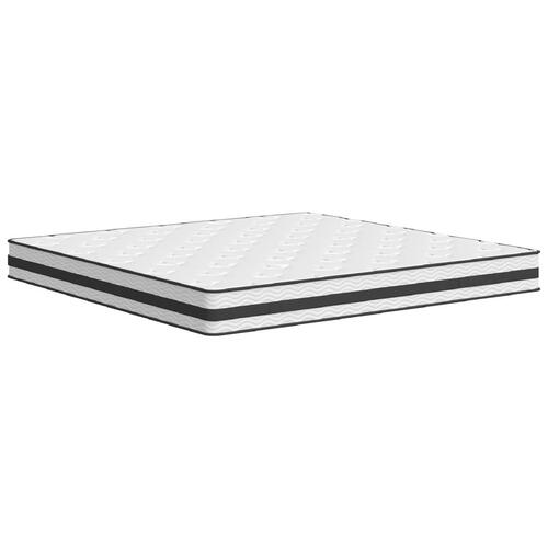 Springmadras med bonellfjedre 200x200 cm medium kingsize