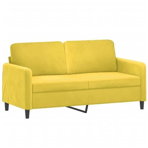 3 personers sofa velour gul