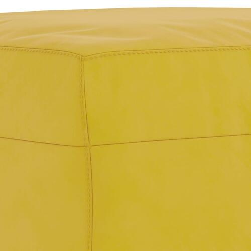 3 personers sofa velour gul