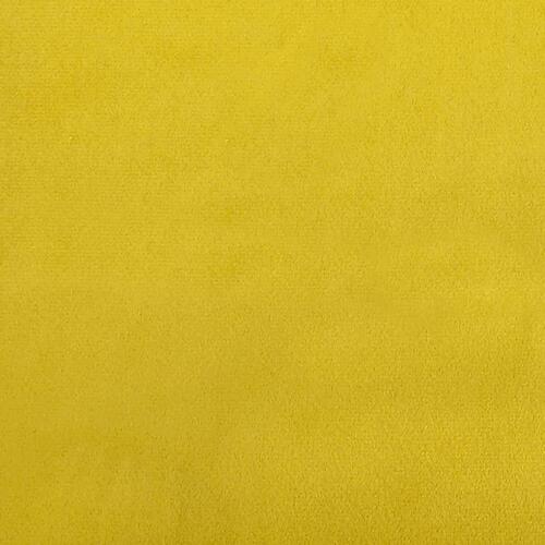 3 personers sofa velour gul