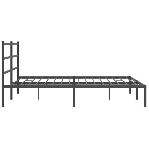 Sengeramme med sengegavl 183x213 cm metal sort