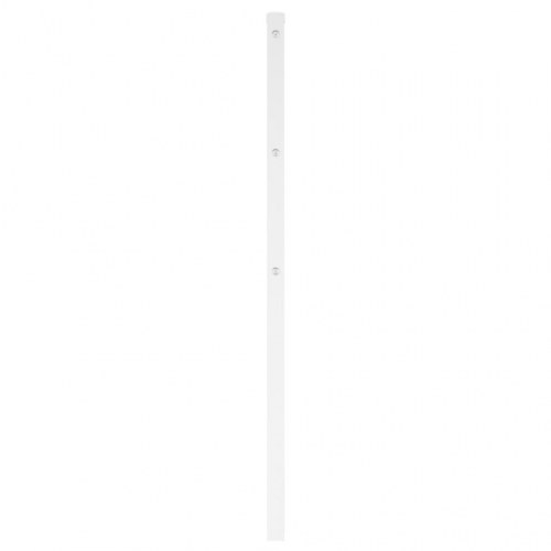 Sengegavl i metal 150 cm - hvid, udskiftningsgavl