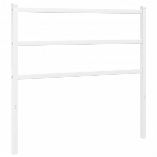 Sengegavl i metal 100 cm - hvid, udskiftning