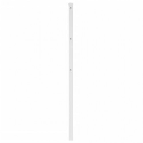 Sengegavl i metal 80 cm - hvid