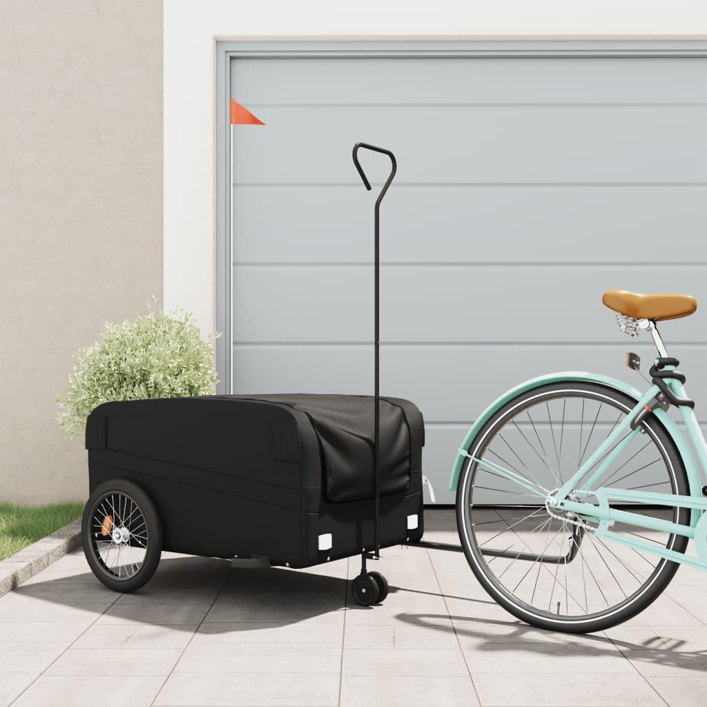 Cykelanhænger 45 kg jern sort