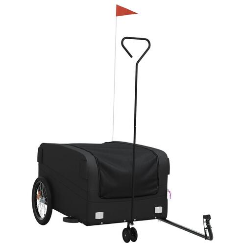 Cykelanhænger 45 kg jern sort