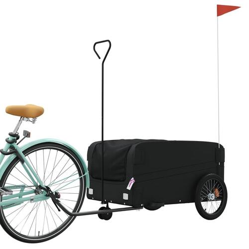 Cykelanhænger 45 kg jern sort
