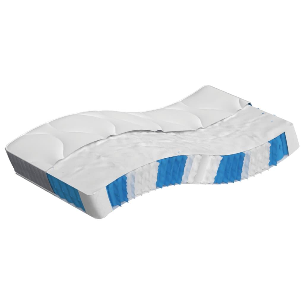 Springmadras med pocketfjedre 80x160 cm til børn medium