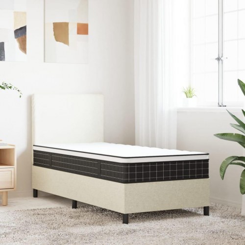 Springmadras med bonellfjedre 90x200 cm - medium fasthed