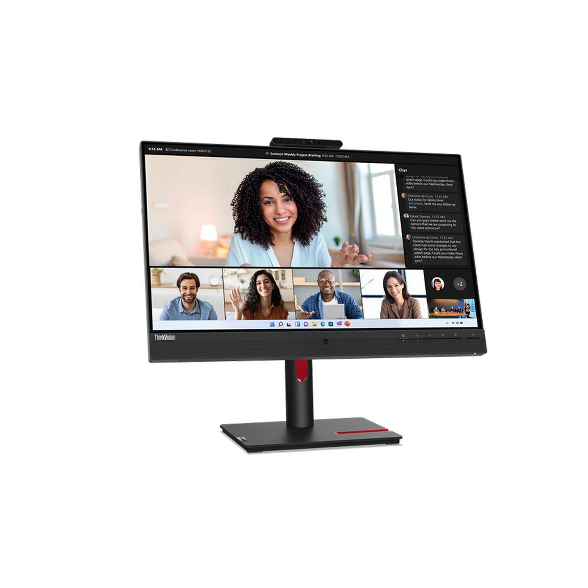 Skærm Lenovo 63d7uat3eu 23 8  " Led Ips Flicker Free 75 Hz