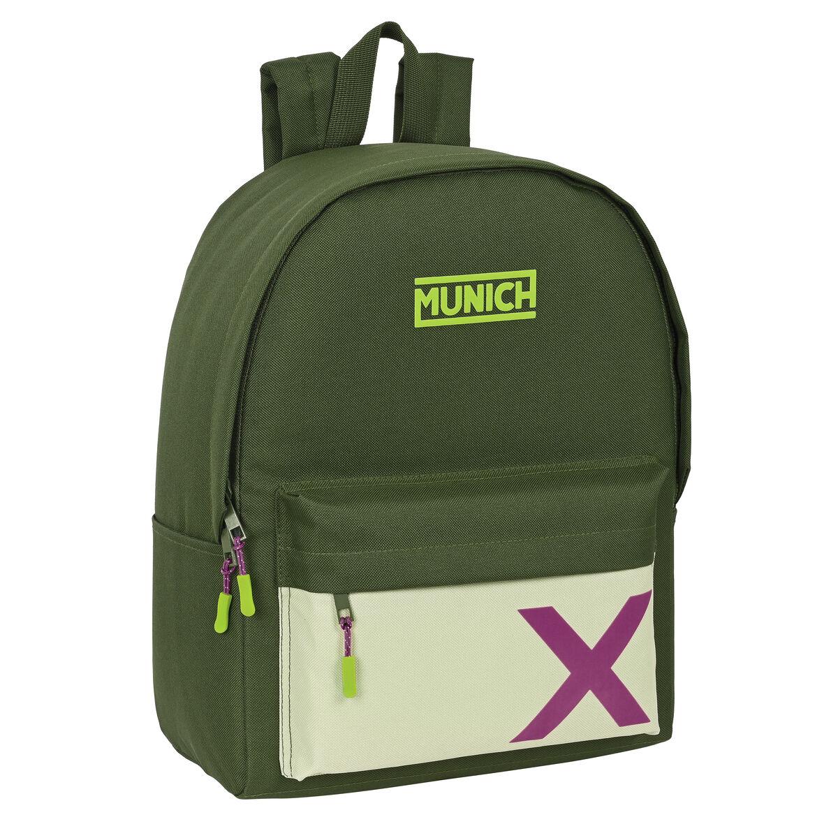 Laptop Rygsæk Munich Bright Khaki Grøn