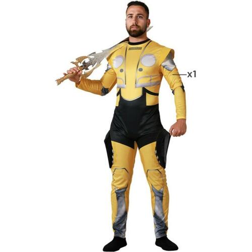 Kostume til voksne Robot Gul (1 Dele) M/L