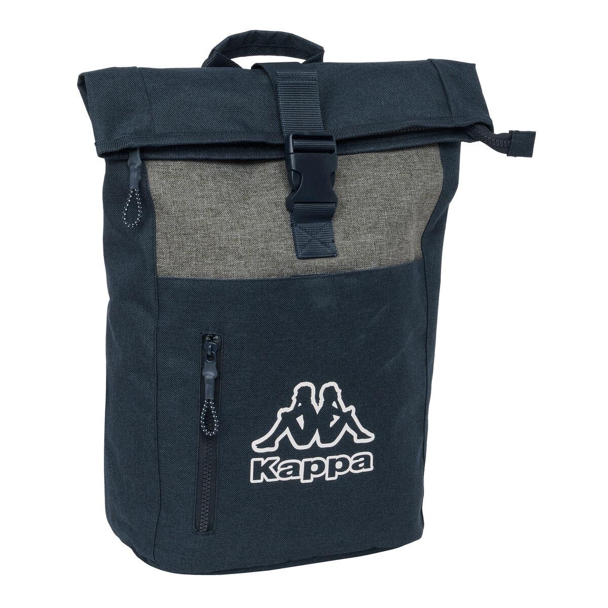 Laptop Rygsæk Kappa Dark Navy Grå Marineblå 28 X 42 X 13 Cm