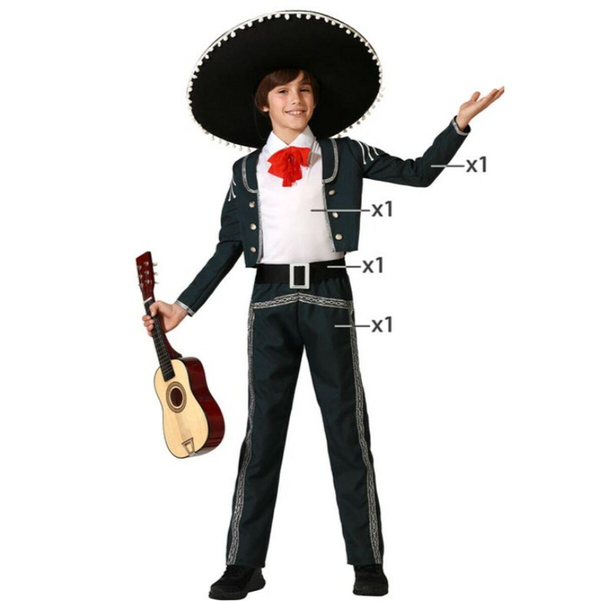Mariachi kostume til børn - sæt 3-4 år