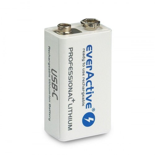 EverActive EVHR22-550C 9V genopladeligt lithium-batteri med USB-C
