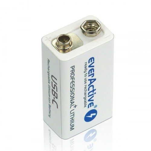 EverActive EVHR22-550C 9V genopladeligt lithium-batteri med USB-C